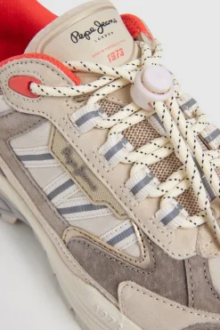 Pepe Jeans Sneaker Darren Trek Mujer beige Discount
