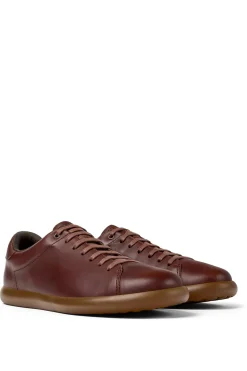 Camper Sneakers de piel marr&oacute;n Sale