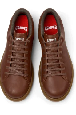 Camper Sneakers de piel marr&oacute;n Sale