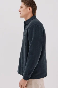 Cortefiel Sobrecamisa acolchada Azul marino Hot