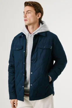 Pepe Jeans Sobrecamisa Acolchada azul Best