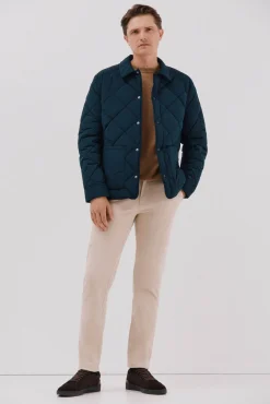 Cortefiel Sobrecamisa acolchada Azul marino Sale