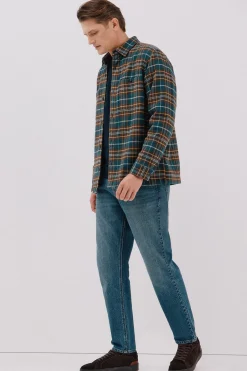 Cortefiel Sobrecamisa acolchada Verde oscuro Online