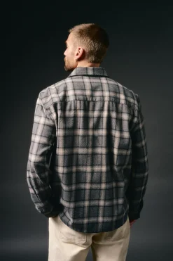 OOTO Sobrecamisa cuadro Gris Discount