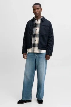 Jack & Jones Sobrecamisa cuadros gris Sale