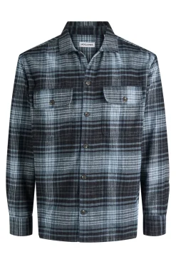 Jack & Jones Sobrecamisa cuadros gris Online