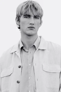 Selected Sobrecamisa de lino Blanco Best