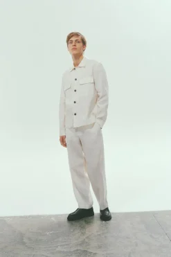 Selected Sobrecamisa de lino Blanco Best