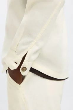 Selected Sobrecamisa de lino Blanco Best