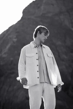 Selected Sobrecamisa de lino Blanco Best