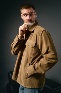 OOTO Sobrecamisa de pana Beige New