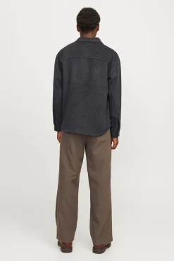 Jack & Jones Sobrecamisa de sarga negro Discount