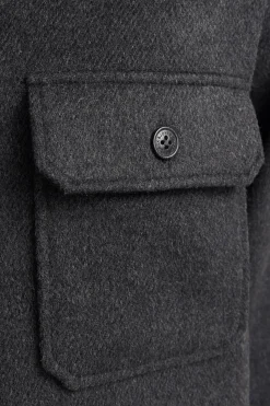 Jack & Jones Sobrecamisa de sarga negro Discount