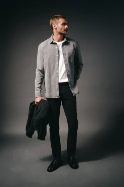 OOTO Sobrecamisa denim Gris Best