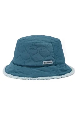 Columbia Sombrero de pescador acolchado y reversible de forro polar sherpa Winter Pass™ II unisex azul New