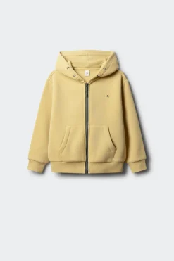 Springfield Kids Sudadera abierta con capucha niño amarillo Online