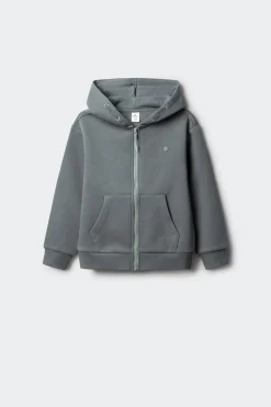 Springfield Kids Sudadera abierta con capucha niño azul Sale