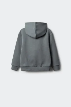 Springfield Kids Sudadera abierta con capucha niño azul Sale