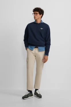 Silbon Sudadera athletic dept. Azul marino Online