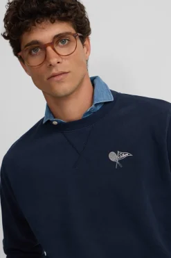 Silbon Sudadera athletic dept. Azul marino Online