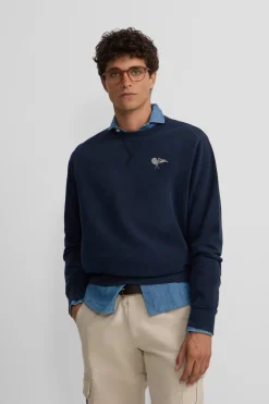 Silbon Sudadera athletic dept. Azul marino Online