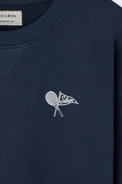 Silbon Sudadera athletic dept. Azul marino Online