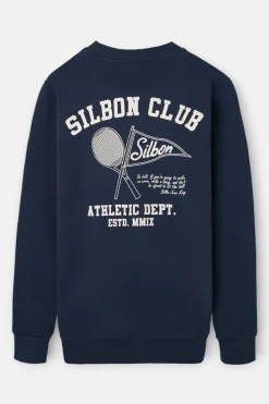 Silbon Sudadera athletic dept. Azul marino Online
