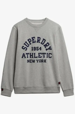 Superdry Sudadera bajo de canalé gris Discount