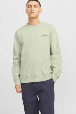 Jack & Jones Sudadera básica estampado Kaki Sale