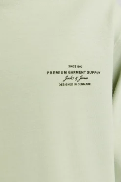 Jack & Jones Sudadera básica estampado Kaki Sale