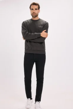 Jack & Jones Sudadera básica estampado Gris oscuro Discount