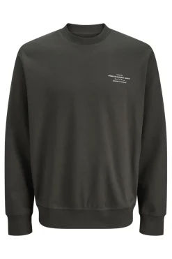 Jack & Jones Sudadera básica estampado Gris oscuro Discount