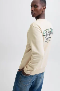 Jack & Jones Sudadera básica logo gris Sale