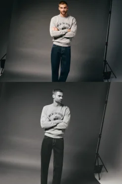 OOTO Sudadera caja logo Gris New