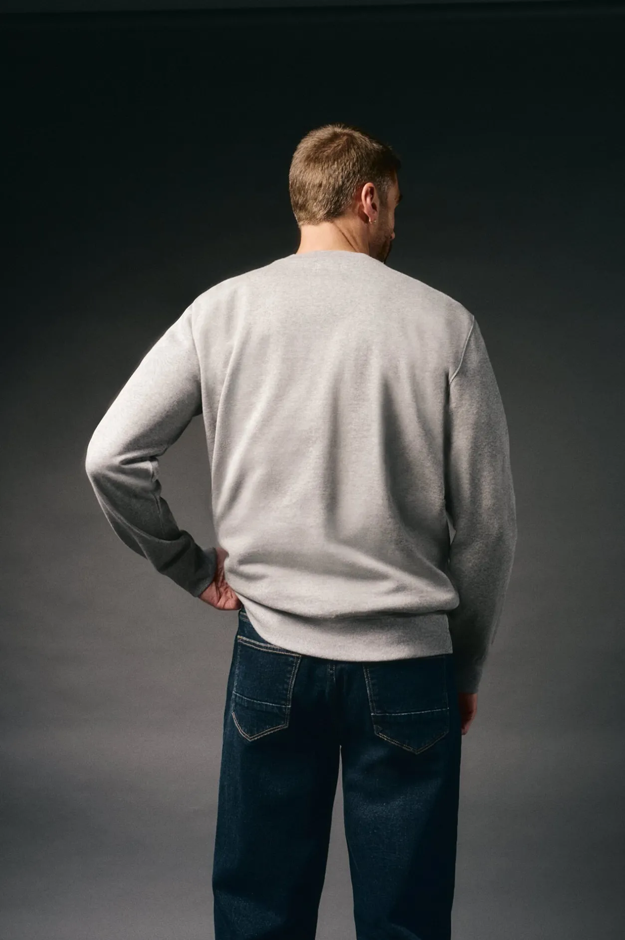 OOTO Sudadera caja logo Gris New