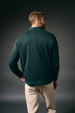 OOTO Sudadera caja logo Verde oscuro