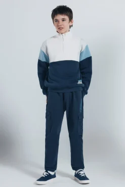 Springfield Kids Sudadera camionero cortes niño azul Clearance