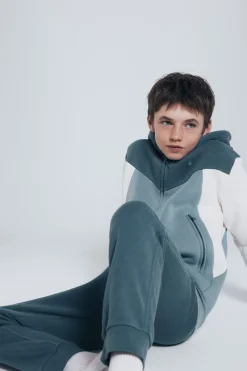 Springfield Kids Sudadera capucha cortes niño azul Hot