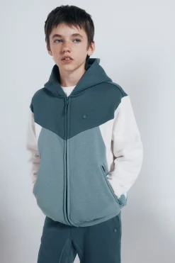 Springfield Kids Sudadera capucha cortes niño azul Hot