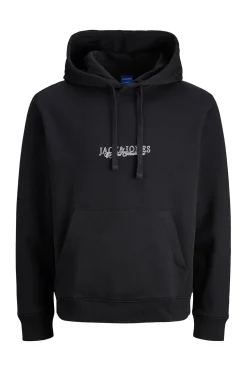 Jack & Jones Sudadera capucha logo negro Clearance