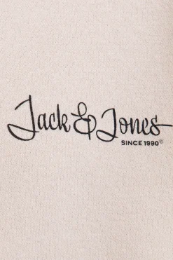 Jack & Jones Sudadera capucha logo gris Discount