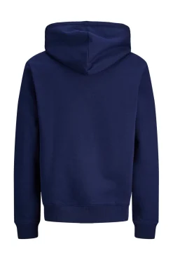 Jack & Jones Sudadera capucha logo azul Sale