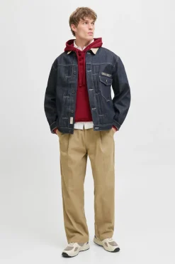 Jack & Jones Sudadera capucha original studio rojo Hot