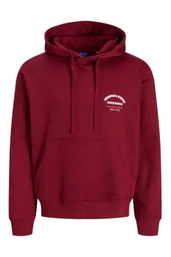 Jack & Jones Sudadera capucha original studio rojo Hot
