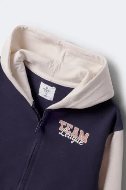 Springfield Kids Sudadera capucha varsity niño azul Clearance