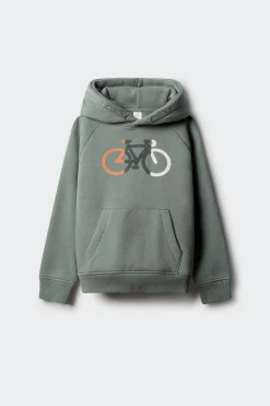 Springfield Kids Sudadera con capucha bici niño verde Hot