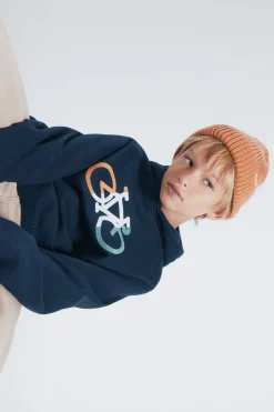 Springfield Kids Sudadera con capucha bici niño azul Best