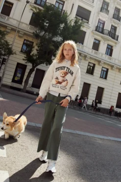 Springfield Kids Sudadera con capucha osito niña estampado Online