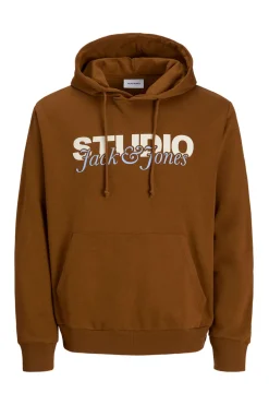 Jack & Jones Sudadera con capucha studio marr&oacute;n Outlet