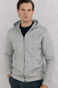 Pedro del Hierro Sudadera con capucha tejido técnico Gris Best
